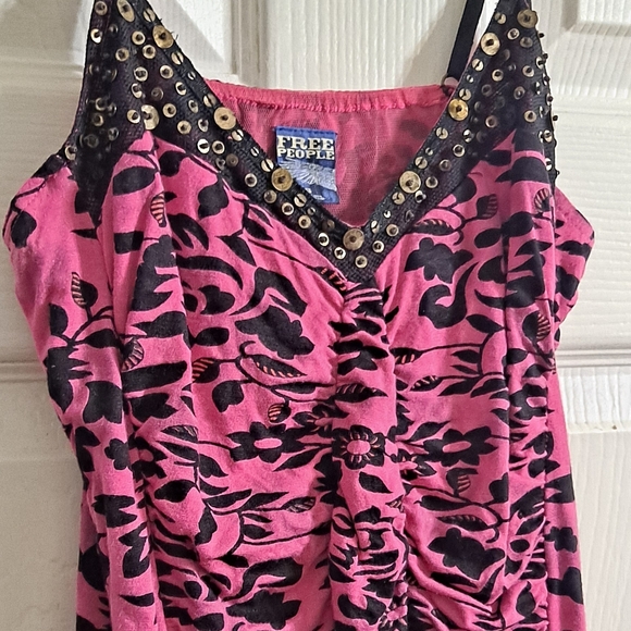 FP~ VTG 90's Floral Dress - Picture 4 of 9